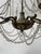 Louis XVI Glass Chandelier with Pearl Garland and Painted Sheet Metal For Sale - Image 16 of 18