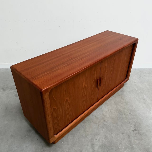 Danish Sideboard in Teak with Tambour Doors from Dyrlund, 1960s For Sale - Image 11 of 18
