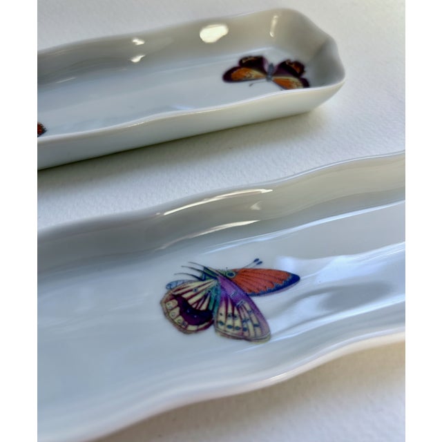 Pair of Limoges Chinoiserie White Porcelain Trays by Andre Prevot For Sale - Image 12 of 18