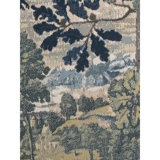 Vintage Aubusson French Tapestry, 1980s For Sale - Image 4 of 12