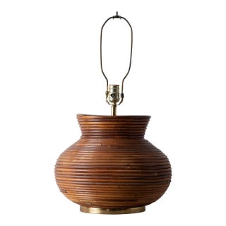 Pencil Reed Lamp, 1970s For Sale