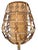 Rattan Floor Lamp in the style of Louis Sognot, France, 1950s For Sale - Image 8 of 15