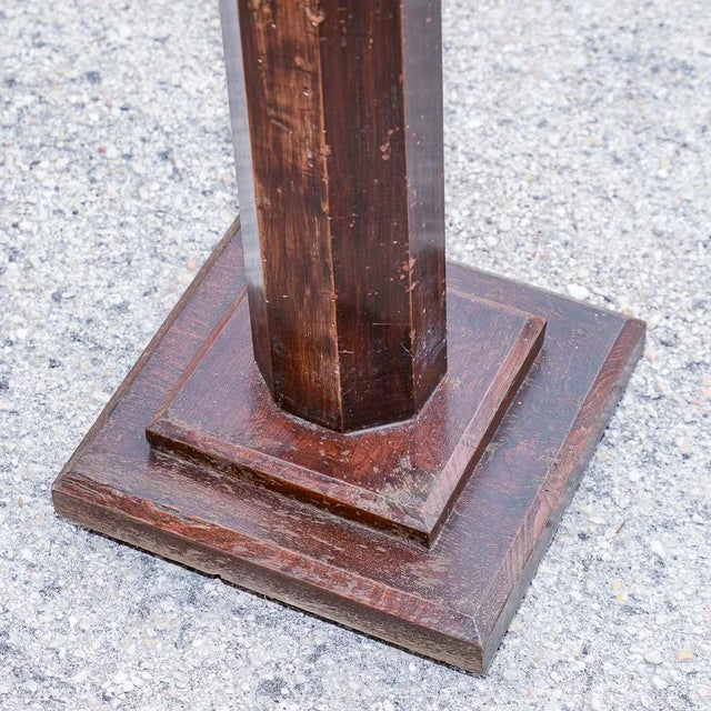 Wood Plant Stand, Italy, 1900s For Sale - Image 15 of 16