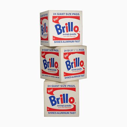 Brillo Box Pouf after Andy Warhol from Quinze & Milan, 2013 For Sale - Image 9 of 9