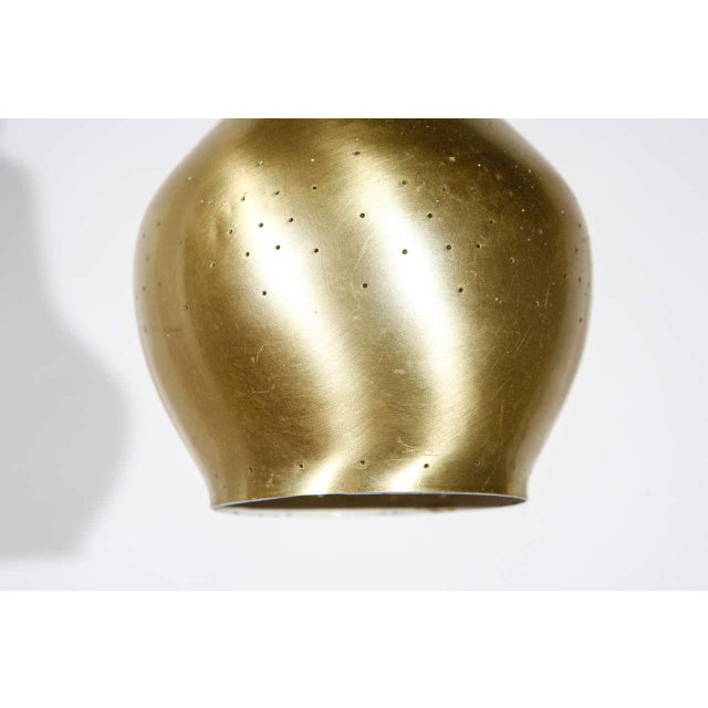 Paavo Tynell 1950s Paavo Tynell Satin Brass Pendant For Sale - Image 4 of 8