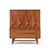 Broyhill Brasilia Mid Century Walnut and Brass Gentleman Chest Dresser This gentleman’s chest measures: 44 wide x 19 deep...