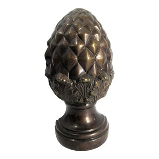 Vintage Solid Brass Bookend Made in India For Sale