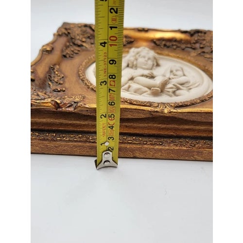 Rare Antique 19th C Enrico Braga Tondo Relief Plaque With Perfugium Regibus Coin For Sale - Image 12 of 12