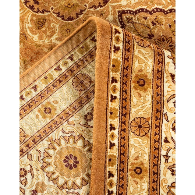 Mogul, One-of-a-Kind Hand-Knotted Area Rug - Yellow, 8' 1" x 10' 5" For Sale In New York - Image 6 of 8