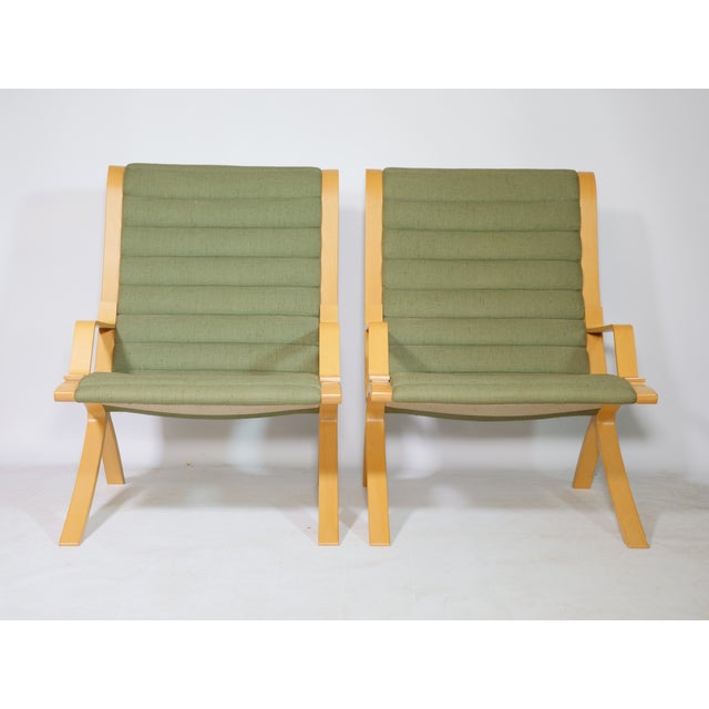 Fritz Hansen Set of X-Chairs by Fritz Hansen, 1980s For Sale - Image 4 of 8