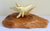 Vintage Mid-Century Modern John Perry Style Pellucida Seals on Burlwood Sculpture For Sale - Image 13 of 17