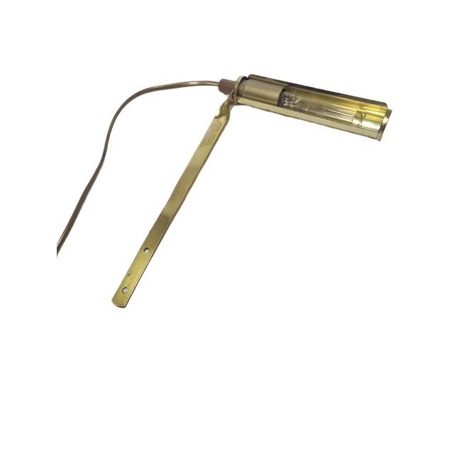 Metal Modernist Wall Lamp, Poland, 1980s For Sale - Image 7 of 8