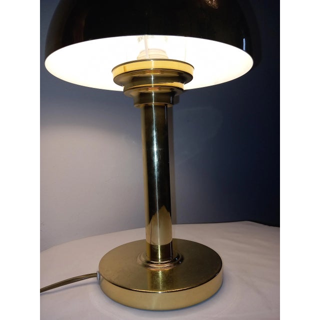 Mid-Century Modern Vintage Brass Table Lamp For Sale - Image 3 of 6