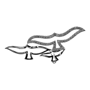 Cartier Bird 18k White Gold Diamond Pendant Pin Brooch