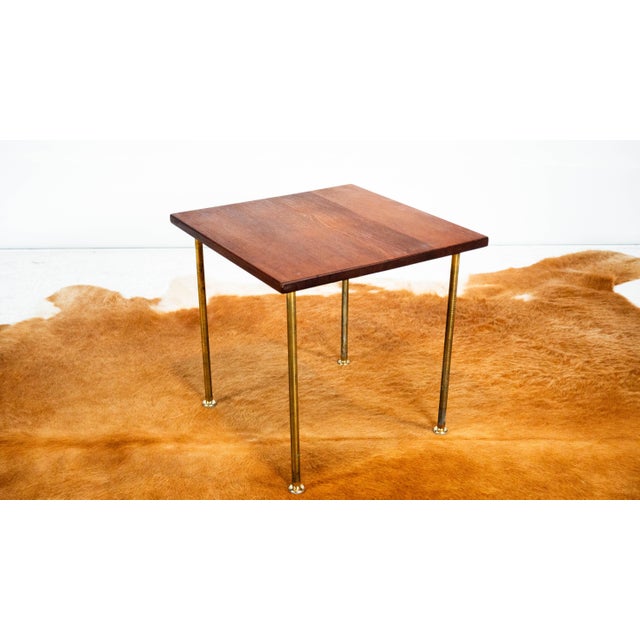 Vintage Danish John Stuart for France & Søn Teak Side Table For Sale - Image 9 of 15