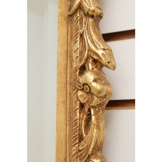 Friedman Brothers Ornate Gold Finish Frame Mirror For Sale - Image 9 of 13