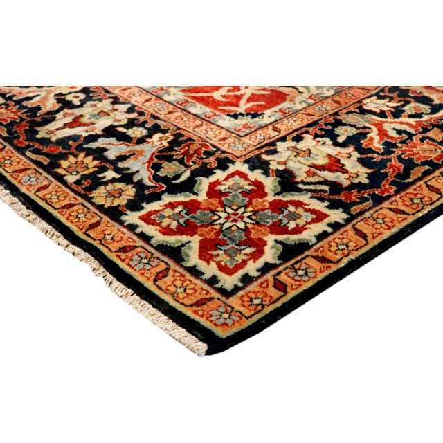 Pasargad Home Bidjar Rust Wool Area Rug- 9' 0" X 12' 0" For Sale - Image 4 of 6