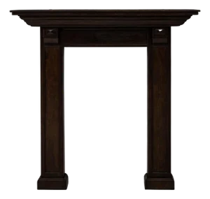 1900s French Neoclassical Wooden Fireplace Mantel in Original Patina