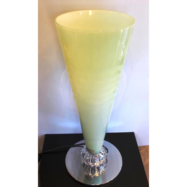 Price reduced $2,000. Now only $1,990! Beautiful contemporary designed Table Lamp by the furnaces of world renowned...