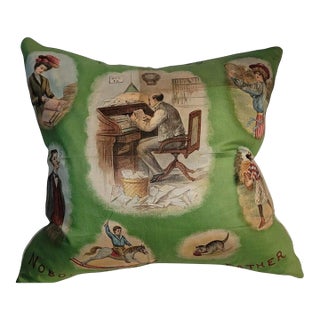 Bandana Pillow "Nobody Works but Father For Sale