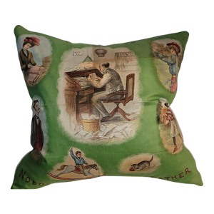 Bandana Pillow "Nobody Works but Father