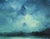 1980s Moon Over the Ocean - Seascape by Vasil Papkov For Sale - Image 5 of 7