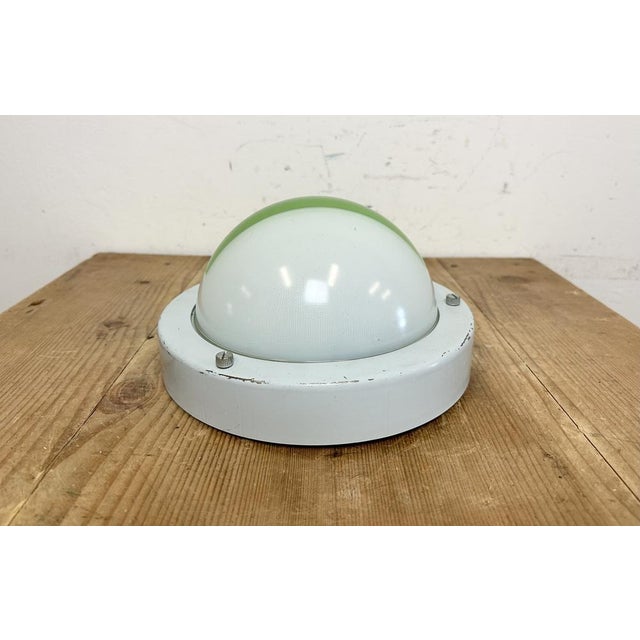 Vintage Emergency Wall or Ceiling Light from Elektrosvit, 1970s For Sale - Image 9 of 16