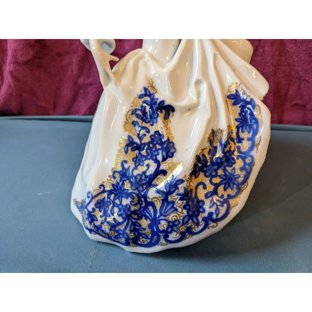 1920s Large German Rosenthal Porcelain Figurine Rococo Dancer For Sale In New York - Image 6 of 12