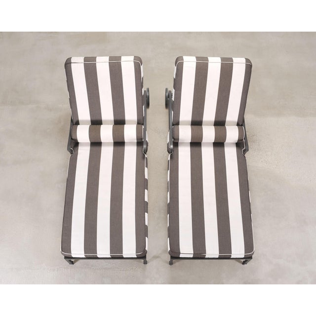 McKinnon and Harris Pair of McKinnon and Harris Beaufort Sun Chaise Lounges For Sale - Image 4 of 18