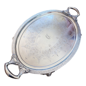 Monumental 1880s Silver Plated Tiffany & Co Serving Tray