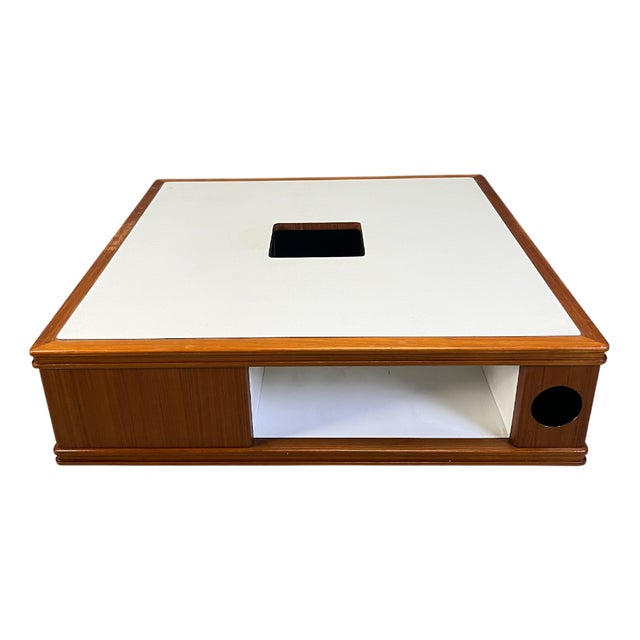 Space Age Wooden Coffee Table, 1960s For Sale