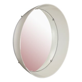 Round Mirror by Gino Colombini for Kartell, 1960s For Sale