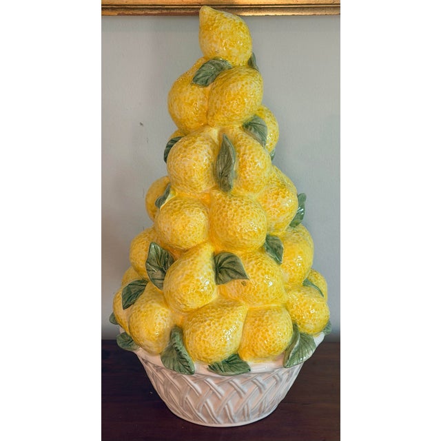 Yellow Vintage Italian Lemon Topiary For Sale - Image 8 of 8