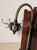 Mid-Century Wooden Coat Rack with Metal Hooks For Sale - Image 9 of 10