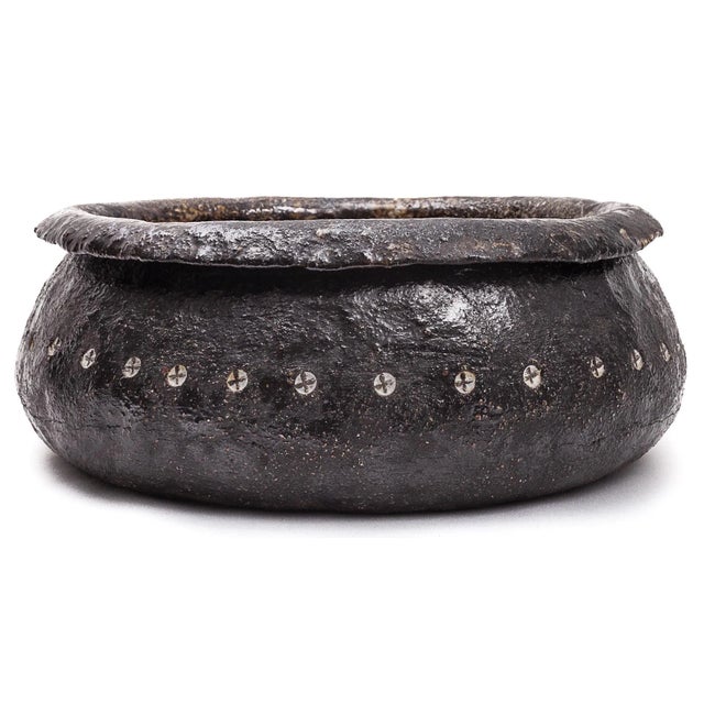 Black Vintage Delaherche Bowl, 1920s For Sale - Image 8 of 8