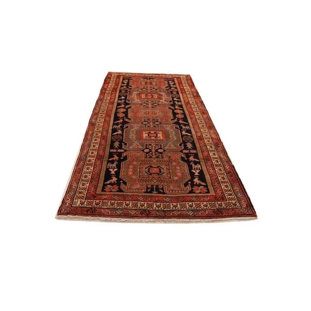 Hand-Knotted Ardebil Rug in Wool For Sale - Image 4 of 4