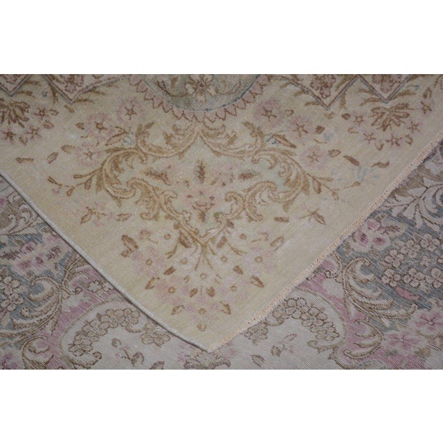 1960s Vintage Turkish Anatolian Hand Knotted Wool Rug, 8'8x11'7 For Sale - Image 5 of 6