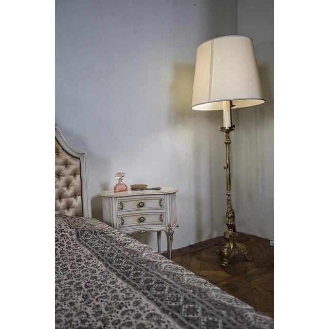 Vintage White Bedside Tables, Set of 2 For Sale - Image 6 of 7