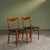 Bambi Dining Chairs in Teak and Black Leather by Rolf Rastad and Adolf Relling for Gustav Bahus, Norway, 1950s, Set of 6 For Sale - Image 6 of 10