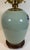 Late 19th Century Blue and White French Porcelain Table Lamp With White Shade For Sale - Image 13 of 14