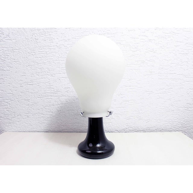 Glass Bulb Table Lamp, 1980s For Sale - Image 10 of 11