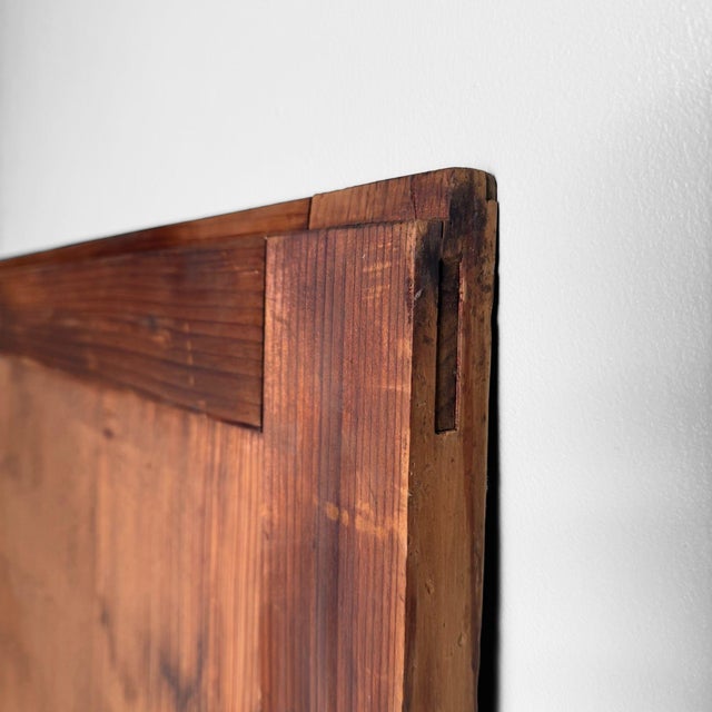 Japanese Wooden Door Panel, 1890 For Sale - Image 11 of 12