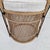 Mid-Century Boho Chic Rattan Barrel Chair with Outdoor Cushion, 1970s For Sale - Image 11 of 12