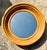 Tan Vintage Bent Rattan Mirror For Sale - Image 8 of 12