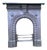 Victorian Cast Iron Arched Combination Fireplace, 1880 For Sale