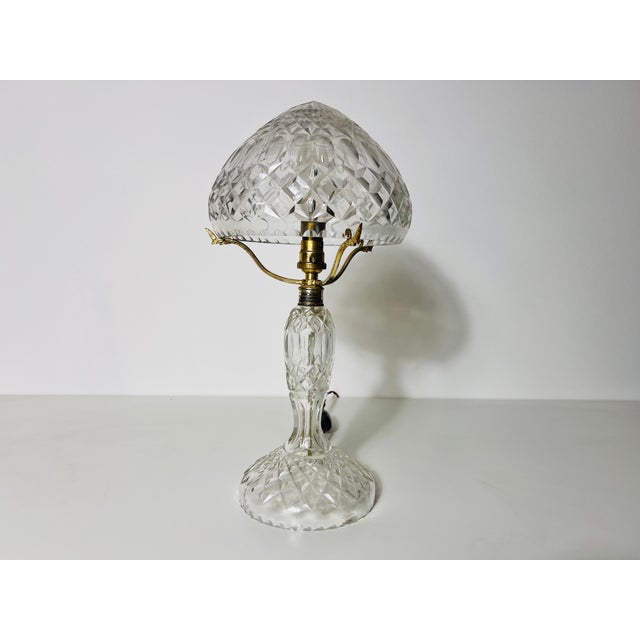 Art Deco Glass Table Lamp, Germany, 1940s For Sale - Image 3 of 10