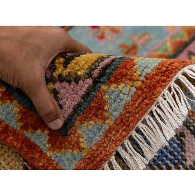 8x10Ft. Brunt Orange Persian Hand Knotted Wool Rugs For Sale - Image 17 of 18