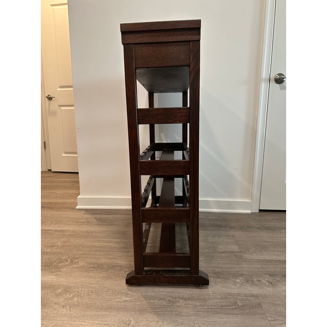 Chestnut Stickley Wine Rack For Sale - Image 8 of 12