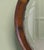 Large Victorian Mahogany Oval Mirror For Sale - Image 5 of 8