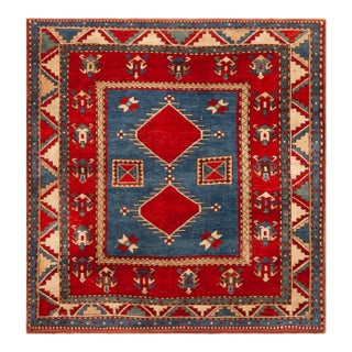 Nazmiyal Collection Antique Caucasian Kazak Rug For Sale